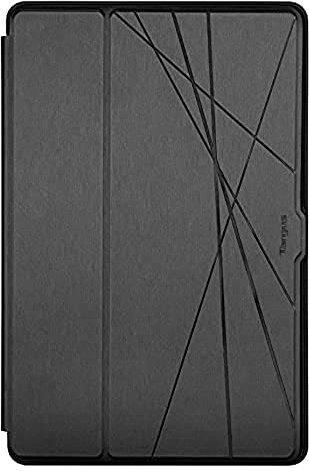 Targus Étui pour tablette Samsung Galaxy Tab S7+ et S8+ 12.4 Click-In, Coque Samsung amortissant les chocs, Housse Samsung aux angles renforcés – Noir, THZ904GL