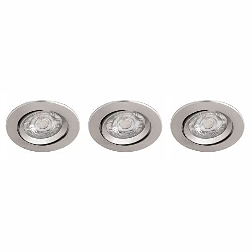 Philips Sparkle Einbaustrahler LED 3x5W/350lm Rund Nickel