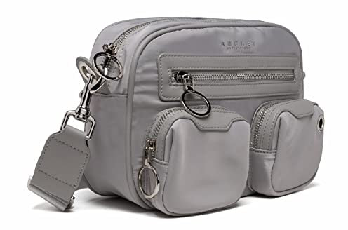 REPLAY Damen FW3288.000.A0441A Schultertasche, 015 ASH Grey