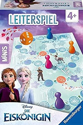 Ravensburger Minis Spiel - 24565 - Disneys Eiskönigin Leiterspiel, Würfellaufspiel für Kinder ab 4 Jahren