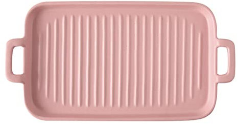 Teglie da Forno Ceramica teglia da forno rettangolare binaurale alimentare occidentale alimentari di pollo ali di pollo cottura al forno formaggio al forno piatto di riso piatto tavola tavola Teglie