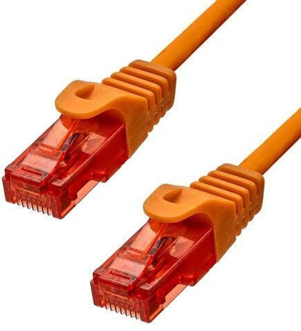 PROXTEND CAT6 U/UTP CU LSZH Ethernet Cable Orange 30 cm