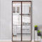 Magnetic Transparent Thermal Insulated Door Curtain,Insulation Door Windproof Cold Sealing Kit for Winter Doors (65x180cm)