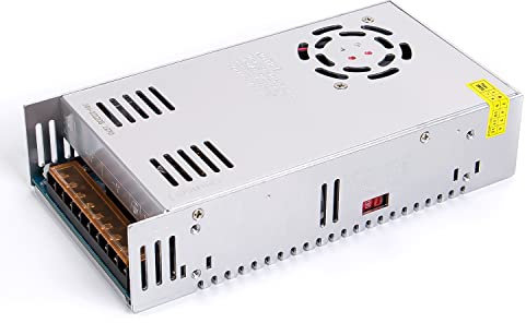 ANGEEK 24V 25A 600W DC Schaltnetzteil AC 110V/220V auf DC-24V Netzteil, Transformator mit konstanter Spannung, geeignet für LED-Streifen, Kameras, Überwachungssysteme, Beleuchtungsprojekte, etc.