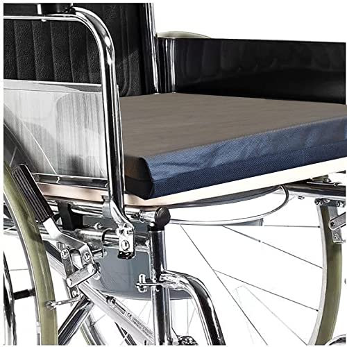 Roseley Fire-Resistant Wheelchair Seat Pad Waterproof Seat Cushion For Spine Health Lower Back Pain Pressure Relief Firm Support Foam [45 x 40 x 7cm]