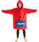 Marvel Spiderman Hoodie Decke mit Ärmeln, Sherpa Kapuze & Fronttasche mit Beigefügtem Spiderman Plüsch