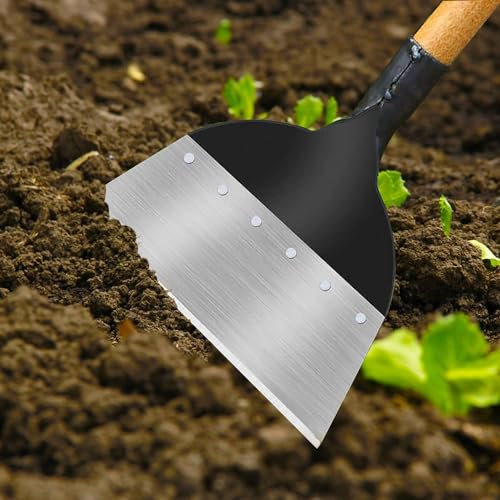 Pala da Giardino Multifunzionale,Pala di Pulizia Multifunzionale,Adatto per Diserbo, Spalatura Neve, Pulizia, Pulizia Agricola, Diserbo, Concimazione, Rivoltamento del Terreno (21cm)