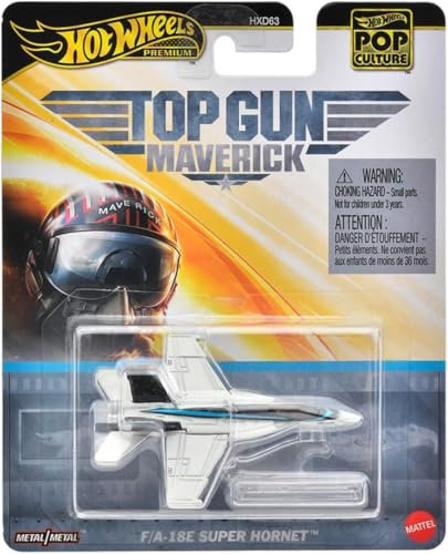 Mattel, Hot Wheels Collector Vehículo de Colección F-18 Top Gun