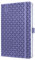 SIGEL J5125 Wochenkalender 2025 A5, Jolie, lila, Hardcover, Gummiband, Stiftschlaufe, Einstecktasche, 174 Seiten, vegan, Buchkalender, Terminplaner