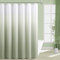 Rideau de douche vert sauge de 198 cm de long, rideaux de douche en tissu texturé ombré, pour salle de bain, hôtel, spa, ensemble de rideau de douche de luxe avec 12 crochets, lavable en machine,