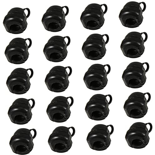 Yardenfun 20pcs Cable Gland Power Cord Connector Pass Through Cable Sleeve Management Clips for Computer Power