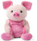 HUGIMALS Harper das Schwein Plüsch, schweres 2 kg schweres Plüschtier zum Stressabbau, geruchloses, süßes Stofftier, Kuscheltier für Kinder, Jugendliche und Erwachsene, selbstpflegender Angstbär