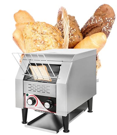 Grille-Pain Pour Aliments Cuits Au Four, Grille-Pain En Acier Inoxydable, Avec 2 Tubes Chauffants SupéRieur Et InféRieur, Fonction De ContrôLe De La TempéRature,450