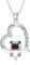 HUKKUN Mops Kette Silber 925 Mops Anhänger Halskette Mops Mops-Schmuck Hunde Mops Geschenke Damen