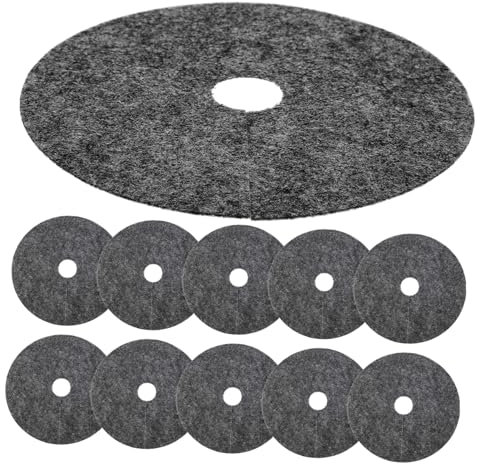 IWOWHERO 20stücke Vliesstoff Unkraut-schutzpad Gewebering Pflanzabdeckung Für Blumentöpfe Boden Anlage Garten Boden Schutz Unkrautkontrolle