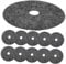 IWOWHERO 20 Stück Blumentopf Grasfester Stoff Mulchring Baumschutz Baumschutzmatte Stoff Baummulchring Wiederverwendbare Baummatte Baumbarrierematte Gras Blockierender Stoff