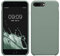 kwmobile Cover per Apple iPhone 7 Plus/iPhone 8 Plus Custodia - Back Case per Smartphone in Silicone TPU - Protezione Gommata - verde affumicato