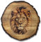 DARO Design - Wandbild Löwe Größe 30cm - Kunstdruck aufhängefertig - Wanddekoration Thema Jagd, Natur, Tiere