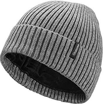 Ocatoma Beanie Mütze Herren Damen,Warme Unisex Wintermütze Weich Stretchy | Strickmütze mit Warmem Futter ,Geschenke für Männer Frauen