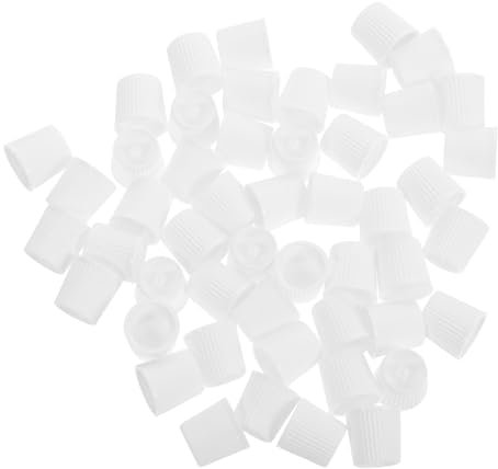 minkissy 50pcs Plastic Toothpaste Caps No Mess Travel Toothpaste Cover Bottle Emptying Cap for Everyday Use