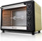 LABLADUO Forno elettrico,Forno a convezione Forno elettrico Multifunzione 60 litri, forchette rotanti domestiche, controllo indipendente della temperatura, Mini Forni di Grande capacità(Gold)