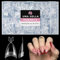 UNA GELLA Capsule Américaine Ongles Amande, 216 Pièces 12 Tailles Demi-Couverture Gel Souple Prêts à Poser Mat Acrylique Press-On Pour Extension d’Ongles DIY Salon