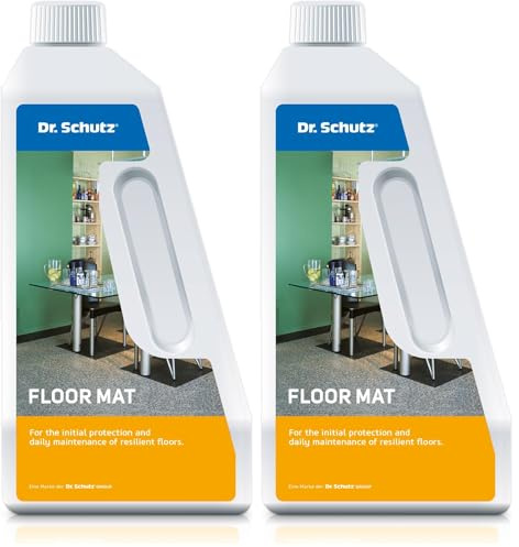 Dr. Schutz Vollpflege Matt 750 ml für Vinyl, Designboden PVC, CV, Linoleum | Einpflege & Auffrischung elastischer Böden | bildet matte Schutzschicht, verringert Schmutzhaftung | Vinylboden Pflege