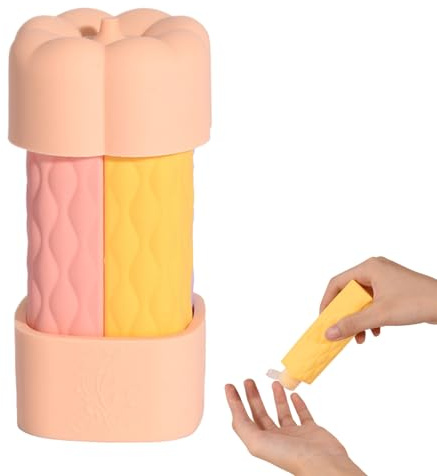 Generisch Botellas de viaje con champú, depósito de líquido rellenable, 4 en 1, botellas de viaje de silicona a prueba de fugas para el hogar, gimnasio, senderismo, camping y vacaciones