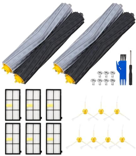 MNUHGYHD for iRobot Roomba 860 865 870 880 896 960 966 971 976 980 981 Robot Aspirapolvere Spazzola Laterale Principale Filtro Hepa Parti
