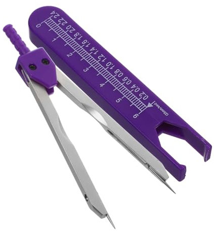 SEWACC Elektrokardiogramm Teiler mit Lineal Präzisionsmesswerkzeug für Ärzte Pflegekräfte und Medizinstudenten Multifunktional und Tragbar für Zeichnungen und Herzrhythmus Training