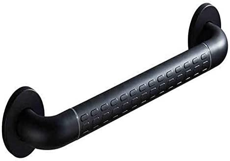 Haltegriff Haltegriffe Schwarzes Nylon Anti-Rutsch-Haltegriffe Wandmontage Edelstahl Anti-Rutsch-Partikelgriff