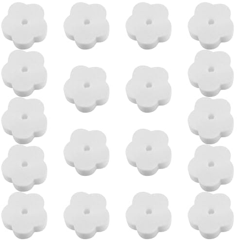 FUTUREORYY Lot de 18 Éponges Filtrantes pour Piscine et Spa de Fleur Éponge Absorbante pour Huile et Dépôts Nettoyage pour Spas Bassins et Aquariums