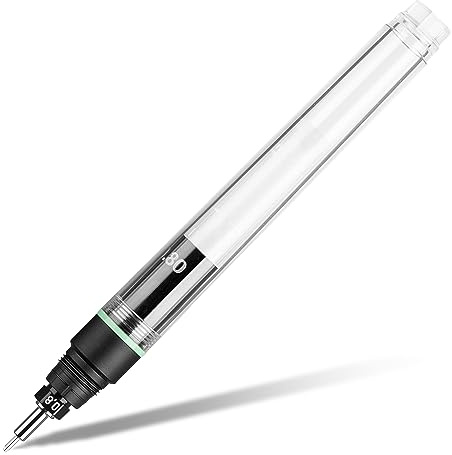Aristo AR63080 MG1 PRO Tuschfüller Strichstärke 0,80 mm (verchromte Zeichenspitze für hohe Präzision und Langlebigkeit, gleichmäßiger Tintenfluss, einfach nachfüllbar) transparent