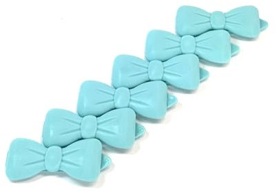 Haarschleife Haarspange für Haustiere Hunde-Haarspange 6 Stück türkis 03