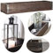 LS-LebenStil Vintage Holz Aufbewahrungsbox - Unika - 35x10x5cm - Braun - Holzkiste Besteckkasten Besteckkorb Küchenorganizer Küche Büro Schreibtisch Schublade Organizer Holzbox Ordnungsbox