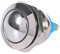 Keenso 2 stk 12 V 3A Momentaner Druckschalter Auto Wasserdichte Momentaner Lautsprecher Horn Taster Metall Kippschalter IP65 IK08 19mm (2 Stk.)