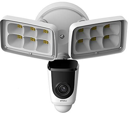 Floodlight Camera, Imou Security Camera Outdoor WiFi 1080P 2000-Lumen with Siren Alarm 2-way Talk Motion Detection IP65 Weatherproof Night Vision H.265, Micro SD Card Slot, Cloud Storage