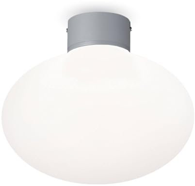 Ideal Lux CLIO - Badezimmer Globe Flush Hellgrau IP44, E27