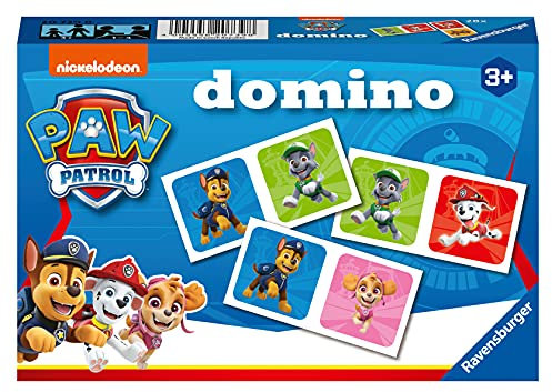 Ravensburger – Domino- Paw Patrol – Lernspiel – ab 3 Jahren – 24739