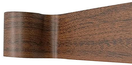 Cinta de reparación de grano de madera realista, cinta autoadhesiva impermeable, multiusos, para puerta de muebles, cinta de suelo, 5,7 cm x 4,57 m, 1 rollo de color marrón oscuro