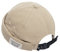 Clakllie Ohne Schirm Dockermütze Unisex Docker Cap Fischermütze Hafenmütze Rolled Cuff Fischermütze Kurz Casual Bikermütze,GD43-Beige