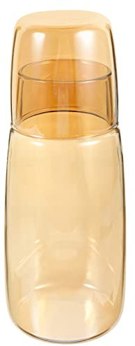 Kichvoe Botella De Agua De Diseño Transparente y Elegante para Café Té Leche y Jugos Botella Multifuncional De Gran Capacidad