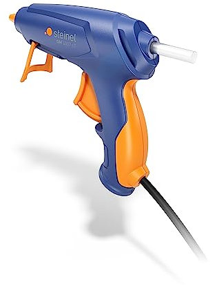 Steinel Niedrigtemperatur Klebepistole GlueMatic 1007-LT, 85° Heissklebepistole, 6x Low Temp Klebesticks 7 mm, zum Basteln und Dekorieren