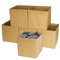 MATANA 6er-Set Faltbare Stoff-Aufbewahrungsboxen 33x33x37cm - Vielseitige Organizer für Kleidung, Spielzeug & Wohnaccessoires - Khaki