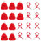 mizikuu 20 Stück Mini Weihnachtsmütze, Mini Weihnachtsmütze und Schal Set, Mini-Strickmütze des Weihnachten, Nikolausmütze Klein für Weihnachten Weinflasche Abdeckung, Puppenhaus, Weihnachtsfeiern
