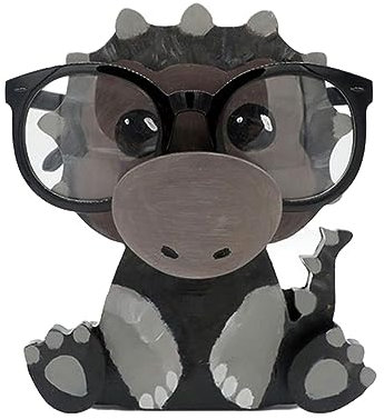 EBbels Brillenhalter Aus Holz, Kreativer Haustier Brillenhalter, Handgefertigter Tierform Brillenständer, Sonnenbrillen Display Für Zuhause, Büro, Dekoration, Zubehör (Dinosaurier)