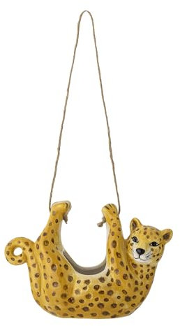 Bloomingville [W] Roam Blumentopf, hängend, Gelb, Keramik; L19,5xH12,5xW8,5 cm