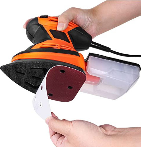 Ponceuse À Main, Ponceuse À Bois 200 W, Vitesse De 15 000 Tr/min, Conception De Tête De Souris, Opération À Une Main, Pour Enlever La Rouille Du Métal Ou Enlever La Peinture Sur Le Bois