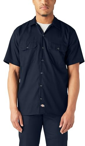 Dickies Men's Flex Relaxed Fit Short Sleeve Work Shirt Flex Relaxed Fit Short Sleeve Work Shirt (Pack of 1)