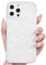 Svanove Glitter Case for iPhone 14 Pro Phone Case Magnetic Compatible with Magsafe, Sparkle Bling Shiny Cute Girly Design, Aesthetic Slim Soft TPU Mag Cover for Women Girl, White